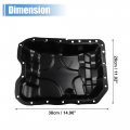 X Autohaux Engine Oil Pan For Jeep Renegade 2015021 2 4l L4-gas Compass 2017-2022 2 Replaces No 5047566ab