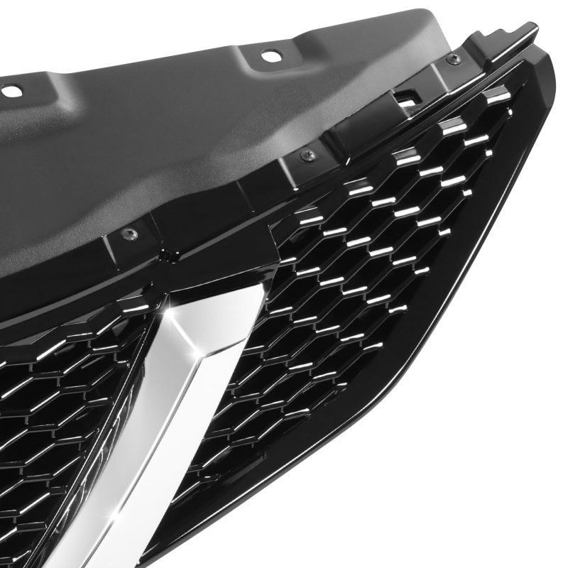 Non Adaptive Cruise Control Ni1200288 Factory Style Front Bumper Grill Grille Assembly With Chrome Moulding For Nissan Rogue