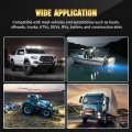 Willpower Auxtings 2x 7 Inch 30w Single Row Led Light Bar Low Profile Ultra Thin Slim Mini Spot Beam Off Road Driving Lights