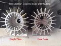 24 In Aluminum Finned Transmission Oil Cooler Dual Pass Universal Fit With Two 1 4 Npt Fittings For Custom Builds And Classic