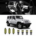7pcs Wrangler Interior Led Light For Jeep Jk 2007 2008 2009 2010 2011 2012 2013 2014 2015 2016 2017 2018 2-door 4-door Super
