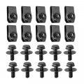 Beler 10pcs Body Bolts Fastener U-nut Clips M6 Engine Cover Undertray Splash Shield Guard