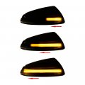Astradepot 2x Side Mirror Marker Lights Dynamic Led Turn Signals Indicator Smoke Lens Compatible With Mercedes Benz C Class