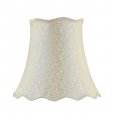 Aspen Creative 30501 Transitional Bell Shape Construction Beige 16 Wide 10 X 15 Spider Lamp Shade 