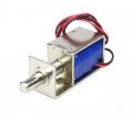 Dc 12v24v Small Electronic Lock Door Round Core Drawer Cabinet Electric Control Open Frame Electromagnet