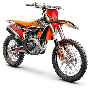 2017-2018 125 150 250 Sx Vigor Orange Senge Graphics Base Kit For Ktm