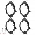 4pcs Car Speaker Spacers Adapter Door Mount With Wire Harness Replacement For 6 5in 75in Speakers
