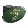 St Norbert College Green Knights Logo Oval Tow Trailer Hitch Cover Plug Insert