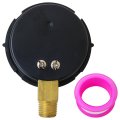 Homesweet Pool Filter Pressure Gauge 60psi 1 4 Npt Bottom Mount Pump Replacement For Swimming Spa And Aquarium Valve 