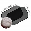 2pack 21 X14 Cling Sunshades For Car Side Windows-sun Glare And Uv Rays Protection Foldable Automotive Interior Heat Shields