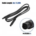 5 Pin 3 28ft Dash Cam Rear View Backup Camera Cable Reverse Car Recorder Cord Pcs
