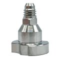 Spray Gun Paint System Stainless Steel Adapter 14 Aftermarket For 1 0 And Disposable Cup Liners Lid 