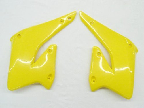 Ufo Su03933-102 Replacement Plastic For Suzuki Rad Cvr Rmz Yellow