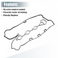 Uxcell 1 Set Valve Cover Gasket Replacement For Buick Verano 2013-2016 No 12605173 12593309 12650319 Black