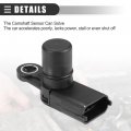 Motoforti Cps Sensor Engine Camshaft Position For Buick Lacrosse 2010-2016 Abs Metal No 12615371 Black