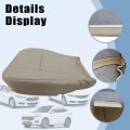 Secos Driver Passenger Bottom Top Leather Seat Cover Tan Headrest For Toyota Sequoia Tundra 2000 2001 2002 2003 2004 2005 2006