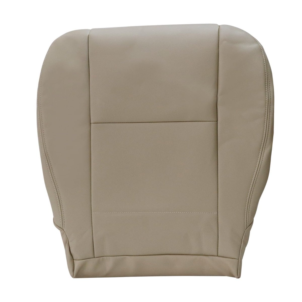 Secos Driver Passenger Bottom Top Leather Seat Cover Tan Headrest For Toyota Sequoia Tundra 2000 2001 2002 2003 2004 2005 2006