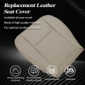 Secos Driver Passenger Bottom Top Leather Seat Cover Tan Headrest For Toyota Sequoia Tundra 2000 2001 2002 2003 2004 2005 2006