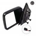 Aintier Towing Mirror Compatible With 2004-2014 Ford For F-150 Series Truck Pickup Tow Power Adjusted Heated No Turn Signal
