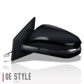 To1320346 Oe Style Powered Heated Turn Signal Spotter Glass Driver Left Side View Door Mirror Compatible With Rav4 16-18