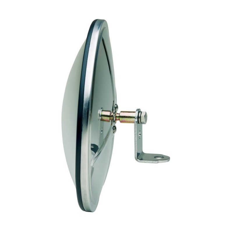 Fit System Cl085bb 8-1 2 Stainless Steel Round Full Bubble Convex Mirror