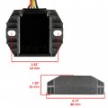 Caltric Wire Harness Stator Regulator Ignition Coil Compatible With Yamaha Yfz450 2007 2008 2009