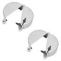 2 Sets Semi Truck Locking Fuel Tank Cap Covers Zinc Alloy Diesel Caps For Freightliner Sterling And Western Star Class 8 Trucks 