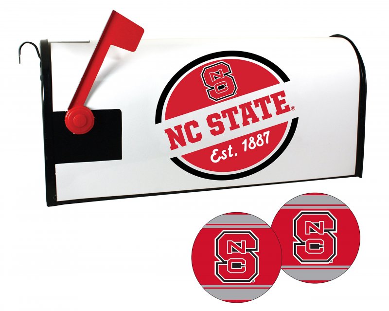 Nc State Wolf Pack Magnetic Mailbox Cover And Sticker Set Officially Licensed Collegiate Product
