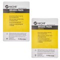 Niche Brake Pad Set For Yamaha Yzf R3 1wd-25806-00-00 Rear Organic 2 Pack