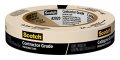 Scotch Contractor Grade Masking Tape 0 94 In X 60 1 Yd 24mm 55m Roll 
