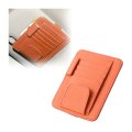 Blilo Leather Car Sun Visor Organizer With Sunglass Holder Multifunctional Eyeglasses Ticket Credit Card Clip And Bills Wallet 