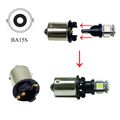 Led T10 168 194 To Ba15s Bulb Base Converter 10 Pieces For Cars Trucks Motorcycles And Scooters Copper Material Rear Position 
