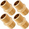 Vixen Air 1 2 Npt Male To Straight Coupling 4-pack Vxa1212-4 