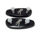 Mirror Block Off Base Plates For Suzuki Gsxr 600 750 1000 Gsx-r 2001-2004 Black