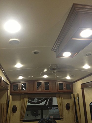 4 5 In 12v Led Recessed Ceiling Light 480 Lumens Warm White Interior Lighting For Rvs Auto And Boats Model 4535-480ww