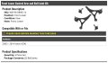 Front Lower Control Arm And Ball Joint Kit 4 Piece For 2003 To 2014 Volvo Xc90 W0196-h896114