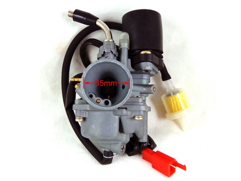 Carburetor With Electric Chock For Gy6 47cc 49cc 50cc 2 Stroke Atv Scooter Moped Eton Viper 90 Arctic Cat Dinlicc 110cc Yamaha