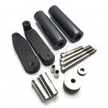 Hongk- No Cut Frame Slider Compatible With 2008 2009 2010-2013 Kawasaki Ninja 250 250r Ex250 Carbon B01bw4rbww