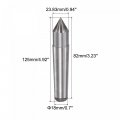 Uxcell Mt3 Carbide Tipped Lathe Dead Center Morse Taper 3mt 60 Degree For Woodworking Woodturning Drill Tool Tungsten Steel