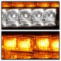Acanii For 2-bulbs Halogen Upgrade 2018-2022 Jeep Wrangler Jl Chrome Led Parking Sequentia Turn Signal Lights Lamps