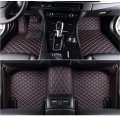 Wptwordcn Custom Car Floor Mats Fit 96 Model Luxury Leather Waterproof Anti-skid Full Coverage Liner Front Rear Mat Set Black