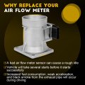Ocpty Mass Air Flow Sensor F67f-12b579-ba Meter Fits For 1995-1997 Mazda 300 2 3l 1998-2001 B2500 2 5l 1995-2000 B3000 3 0l