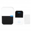 Wireless Doorbell Door Chime Kit Self Powered Automatic Plug In Receiver Home Ding Dong For Playhouse Bedroom Classroom Office 