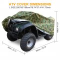 X Autohaux L Size Quad Atv Cover Storage Waterproof Rain Dust Protection Universal For Polaris Sportsman Outlaw 90 110 Trail