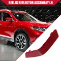 Hihaha No 265656fv0b Bumper Reflector For Nissan Rogue 2016-2020 Rear Left Light Cover Durable Plastic 1pcs Red