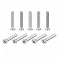 Uxcell 8 -32x1 Flat Head Machine Screws Phillips 304 Stainless Steel Bolts 25pcs