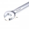 Uxcell 8mm Stubby Ratcheting Combination Wrench Metric 72 Teeth 12 Point Box Ended Tools Cr-v 2 Pcs