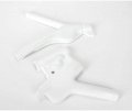 Ufo Plastics Frame Guards White For Honda Xr 600r 88-05 