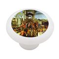 Gotham Decor Adoration Of The Magi By Botticelli Ceramic Drawer Knob 