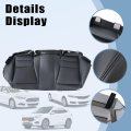 Rear Bench Side Bottom Leather Seat Cover Black For Honda Accord 2008 2009 2010 2011 2012 Microfiber Custom Fit Power And